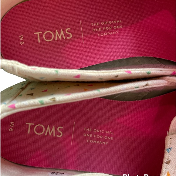 NEW Toms Confetti Cavnvas Flats - Picture 5 of 6